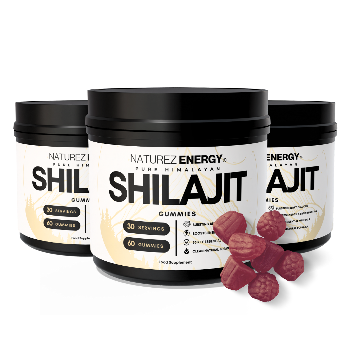 Pure Himalayan Shilajit Gummies | 2500mg Per Serving
